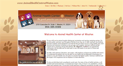 Desktop Screenshot of animalhealthcenteratweston.com